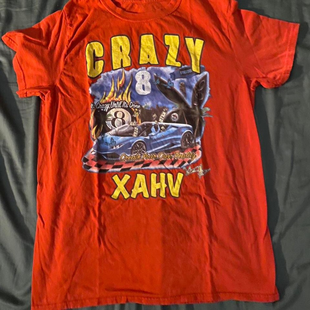 Cool Red Car Graphic Tee.